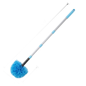 Brosse à poussière télescopique extensible à poils doux pour le nettoyage domestique des meubles, adsorption électrostatique sûre - Product Image 5