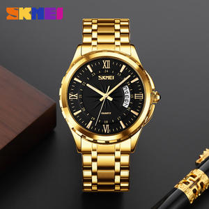 Reloj Cronógrafo de Cuarzo para Hombre, Deportivo, de Negocios, con Seis Manecillas, Chapado en Oro, Cristal Mineral, Resistente al Agua, Personalizado en Acero Inoxidable - Product Image 5