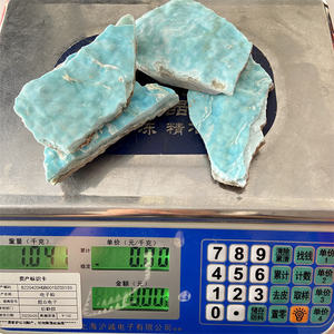 Prezzo all'ingrosso varie pietra naturale di alta qualità Larimar esemplare per la rielaborazione e ornamento - Product Image 6