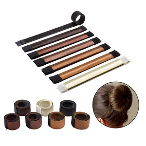 Moño de pelo Updo Fold Wrap Snap Styling Tool DIY Accesorios Peinado French Donut Former Bun <span class=keywords><strong>Maker</strong></span> Twist <span class=keywords><strong>Magic</strong></span> Tools - Product Image 1