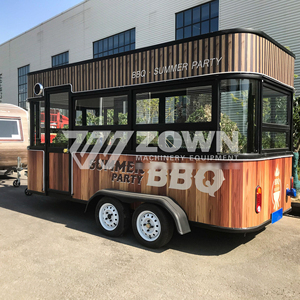 ZOWN Customized Electric Traction Tricycle Food Cart <b>Concession</b> Ice Cream Hot Dog Coffee Mobile Food Vending Carts 2-Year - Product Image 4