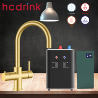 Iwater 4 en 1 or chauffage instantané chauffage bouillant robinet filtres mélangeur robinet de cuisine pour eau potable chaude et froide