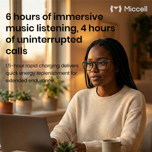 Lunettes intelligentes Miccell IP65, étanches à <span class=keywords><strong>la</strong></span> poussière et à l'eau, <span class=keywords><strong>musique</strong></span> immersive 6H, haut-parleurs stéréo 0815, port confortable toute <span class=keywords><strong>la</strong></span> journée <span class=keywords><strong>pour</strong></span> un usage quotidien - Product Image 2