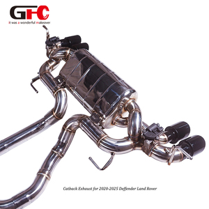 Tubos de escape Catback de alto rendimiento para Land Rover <span class=keywords><strong>Defender</strong></span> 2020 2025-110 Sistema de escape de sonidos deportivos con Valvetronic 5,0 - Product Image 3