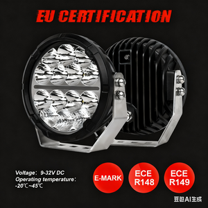 Đèn <span class=keywords><strong>LED</strong></span> làm việc ô tô 7 inch, 12V 24V, đạt chuẩn E-mark, ECE R148 R149, siêu bền, dành cho xe tải hạng nặng, dùng cho xe Scania, xe Man - Product Image 2