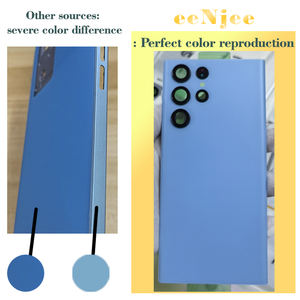 สำหรับ Samsung S22 <span class=keywords><strong>S21FE5G</strong></span> + S22ultra S23 S23Ultra ฝาหลังถอดชิ้นส่วนฝาหลังกระจกด้านหลังตัวเครื่อง - Product Image 4