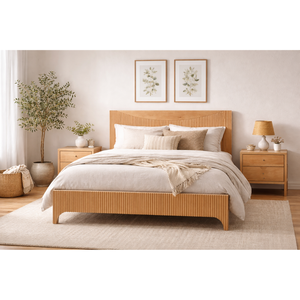 Solid Wood <b>Bed</b> <b>Frame</b> Vintage Style Bedroom Furniture Sustainable Home Furniture Best Selling Wooden <b>Bed</b> - Product Image 4