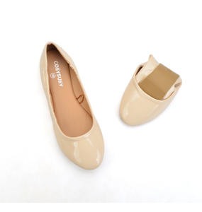 Scarpe da donna estive in pelle verniciata da donna scarpe da ballo con suola morbida scarpe basse da donna con bocca bassa da donna - Product Image 5