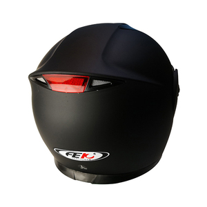 Casque de moteur imperméable au vent noir mat Pare-soleil intégral à rabat croisé Casque de moto modulaire pour tout-terrain - Product Image 5
