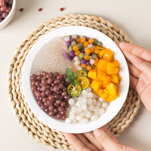 1kg Beutel Rote Bohnen Popping Boba Perlen Saftige Knisterkugeln Instant Fruchtgeschmack Bubble Tea Süße Zuckersirup-Zusätze - Product Image 3