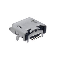 Connecteur USB Micro 2.0 Type B Femelle KANDENS 5 Broches Droit ou Coudé SMT SMD 90 Degrés Mini USB Receptacle à Angle Droit