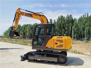 Excavatrice sur chenilles hydraulique de 6 tonnes et 8 tonnes avec godet en alliage, véhicule d'ingénierie et roulement pivotant - Product Image 5