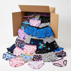 Ropa Interior para Niños de 2 a 14 Años, Calzoncillos Tipo Bóxer con Estampados de Unicornio, Dinosaurio y Sirena, Tallas Surtidas para Niños y Niñas, Lote al por Mayor - Product Image 4