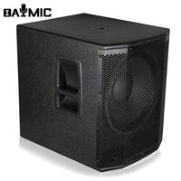 Altavoces activos de 15 pulgadas, subwoofer con amplificador de potencia de 1000w