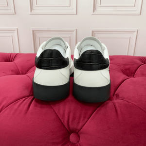 Nouvelles tendances mode homme et femme 2026 : Chaussures plates décontractées Gabbna en maille tissée noire imprimée pour usage quotidien - Product Image 6