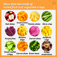 Best-seller 10 types de chips de fruits secs Snack de légumes secs et de fruits Expédition dans le monde entier
