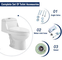 Sanitaires modernes de qualité pour salle de bain, lavabos, ensemble de sanitaires, suite d'équipements sanitaires