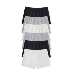 Calzoncillos de algodón orgánico de alta calidad para hombre, ropa interior de punto transpirable con logotipo en la cintura, bóxers clásicos de Vietnam para niño sólido - Product Image 6