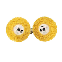 Extentclean Brosse électrique de nettoyage de vitres Machine de nettoyage de panneaux photovoltaïques solaires avec perche télescopique extensible