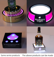 Présentoir rotatif à 360 degrés en acrylique, pour décoration de boutique, présentoirs à vin, présentoirs à champagne