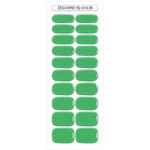 Nouveaux autocollants d'art d'ongle de gel Aurora demi-cuit UV lumière durcissant les autocollants d'ongle semi-durcis conception changeante de couleur fabriqués - Product Image 1