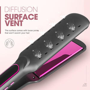 Mesky, venta al por mayor, etiqueta privada, las mejores <span class=keywords><strong>planchas</strong></span> de hierro planas, plancha de titanio de cerámica profesional, buen precio, OEM - Product Image 2