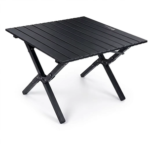 <span class=keywords><strong>Table</strong></span> <span class=keywords><strong>de</strong></span> pique-nique <span class=keywords><strong>pliante</strong></span> portable en alliage d'aluminium imitation bois avec sac <span class=keywords><strong>de</strong></span> transport - Product Image 3