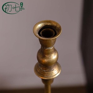 European Style Floor Candlestick Iron <b>Tall</b> <b>Candle</b> Holder Home Decoration Wabi Sabi Design - Product Image 4
