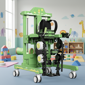 อุปกรณ์ฟื้นฟูสุขภาพเด็ก ปรับระดับความสูงได้ สำหรับการดูแลที่บ้าน ช่วยพยุงเต็มรูปแบบ เครื่องฝึกฟื้นฟูขาส่วนล่าง - Product Image 1