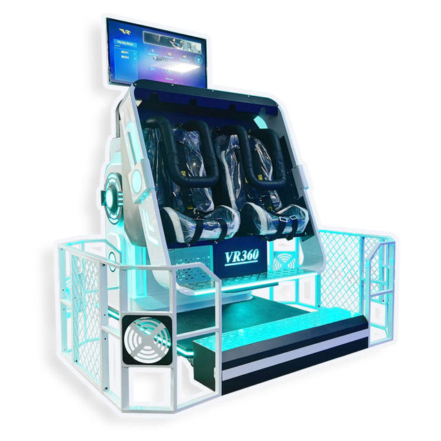 Original Factory 2 Seats 360° VR Rotating Chair Simulator Immersive 9D VR Arcade Game Machine for Game Center