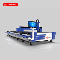 Mesin Pemotong Laser Serat CNC Digital Otomatis 60000W 6025 Pemotong Logam Lembaran Kontrol Cypcut Rel Pandu Hiwin 380V 60Hz