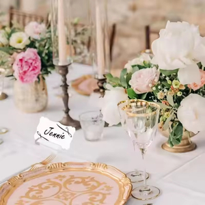 Penyangga Nomor Meja Persegi, Tempat Kartu Nama Meja Kustom, Penyangga Tanda Nama Akrilik Ramah Lingkungan, Tahan Lama, Modern, Kartu Nama Bisnis - Product Image 4