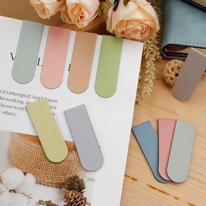 <span class=keywords><strong>Marque</strong></span>-pages magnétiques en cuir PU personnalisés, colorés et multifonctionnels - Cadeaux mignons pour les enseignants et les amoureux des livres - Product Image 6