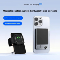 Batterie externe magnétique 10000mAh Qi2 15W Charge rapide Chargeur sans fil 3 en 1 Basse température Certifié 3C pour iPhone Montre connectée