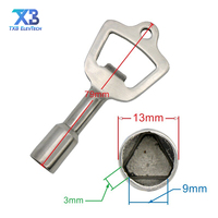 Clé triangulaire pour porte de couloir d'ascenseur, clé de verrouillage compatible avec Mitsub*shi Thyss*nKrupp H*tachi Ot*s