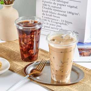 Paquete de 600 Vasos Desechables Transparentes de PET de 32 oz para Café y Smoothies con Logotipo Personalizado - Product Image 3