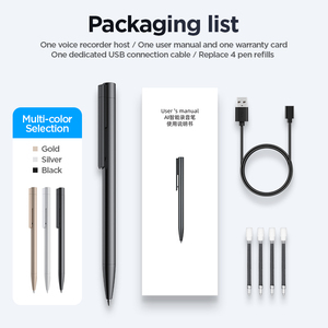 Bolígrafo MPEN con <span class=keywords><strong>Grabador</strong></span> de <span class=keywords><strong>Voz</strong></span> IA, Aleación de Aluminio, Transferencia WIFI, Transcripción, Resumen y Traducción, Tomador de Notas con IA - Product Image 5
