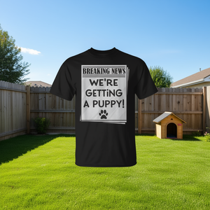 Camiseta de anuncio de adopción de cachorro para nuevos dueños de mascotas - Product Image 3