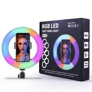 Aro de Luz LED RGB de 10 Pulgadas para Transmisiones en Vivo, Iluminación de Ambiente para Cine y <span class=keywords><strong>Televisión</strong></span>, Ideal para Influencers - Product Image 3