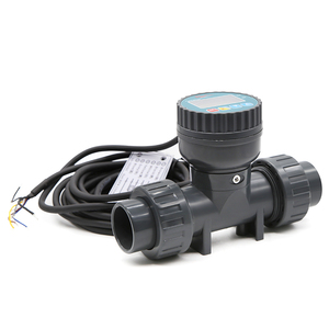 Medidor de Flujo de Agua para Acuicultura DIJIANG 10-30V ZJPVC- con Pantalla Digital LCD, Sensor de Flujo UPVC de 20-90mm con Brida y Salida de 4-20mA - Product Image 1