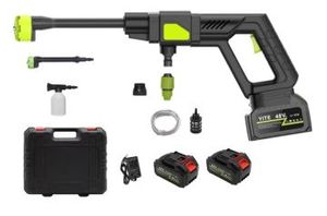 Lavadora <span class=keywords><strong>de</strong></span> Autos Inalámbrica Portátil Recargable con Batería <span class=keywords><strong>de</strong></span> Litio <span class=keywords><strong>de</strong></span> 48V 8MPa, Baterías Dobles y Pistola <span class=keywords><strong>de</strong></span> Agua <span class=keywords><strong>de</strong></span> Alta Presión - Product Image 1