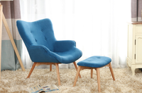 Canapé en bois otomanos canapés en forma de flor simple canapés simples canapé sexy chaise inclinable canapé de salón es tissu
