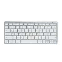 Ultraflache Mini Kabellose BT-Tastatur für Windows Android Tablet iPhone