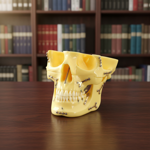 Modèle de <span class=keywords><strong>crâne</strong></span> UMG pour l'enseignement de l'anatomie des fractures et des implants orthopédiques UM-5004 - Product Image 1