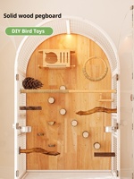Vente flash - Cage à oiseaux intérieure respirante et amovible, grande cage à oiseaux pour l'élevage, cage à oiseaux en bois, adaptée à tous les types d'oiseaux