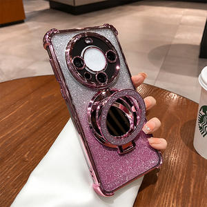 Coque de téléphone pour <span class=keywords><strong>Huawei</strong></span> <span class=keywords><strong>Mate</strong></span> 80 <span class=keywords><strong>Pro</strong></span> Max avec support magnétique miroir, protection anti-chute avec airbag aux quatre coins pour coque de téléphone <span class=keywords><strong>Huawei</strong></span> - Product Image 6