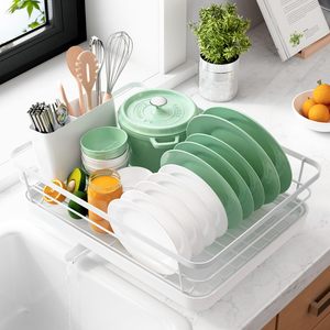 Toptan Paslanmaz Çelik Mutfak Kurutma Rafı Çatal Bıçaklık Dayanıklı Bulaşık Kurutma Rafı Mutfak Tezgahı İçin - Product Image 4