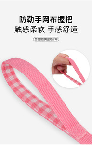 Aanpasbare kleine premium luxe hondenriem en tuigset, gepersonaliseerd, reflecterend, gevoerd, omkeerbaar, Dacron, verstelbare gesp - Product Image 5