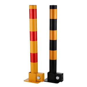 Factory Direct Sales Telescopic Rust Proof Removable Heavy Duty Steel Parking Bollard Post For Traffic