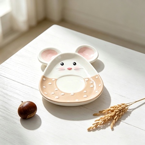 Juego de Salero y Pimentero de Cerámica con Forma de Ratón, Botella de Condimento Kawaii para Cocina, Decoración para <span class=keywords><strong>el</strong></span> Hogar, Regalo para la Inauguración de una Casa - Product Image 4